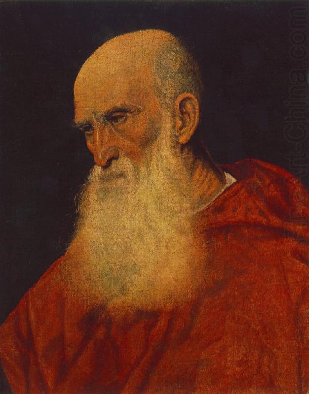 Portrait of an Old Man (Pietro Cardinal Bembo) fgj, TIZIANO Vecellio